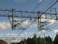 Опора контактной сети из гнутого профиля МГК1-10-80