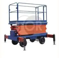 Подъемник ножничный передвижной модели SJY 300 кг 11 м